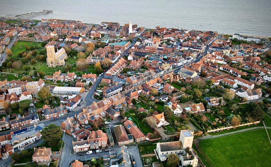 Southwold from the air
